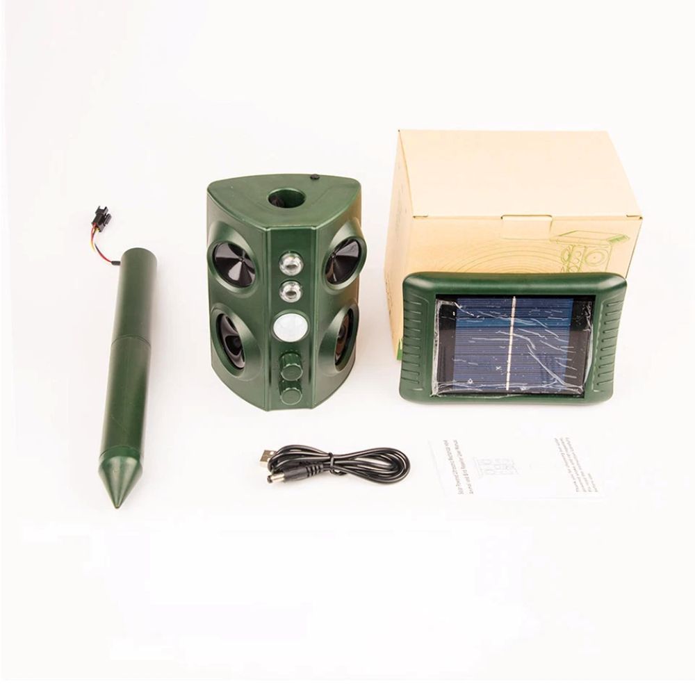 Solar Ultrasonic Garden Repeller for Foxes, Cats & Wildlife