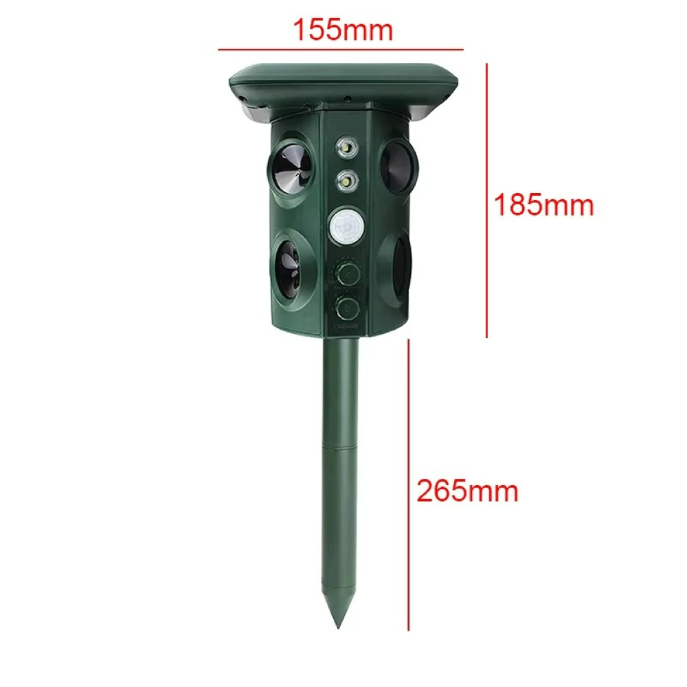 Solar Ultrasonic Garden Repeller for Foxes, Cats & Wildlife