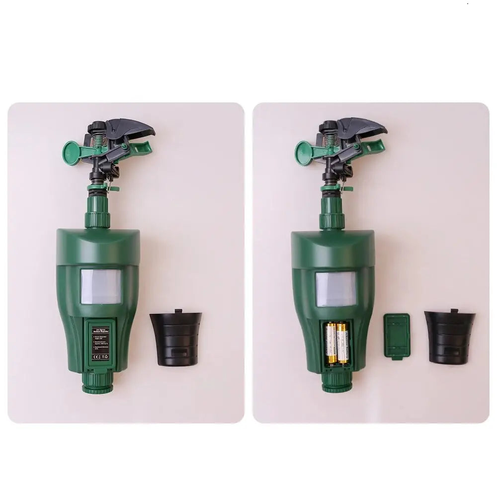 Motion Activated Water Jet Animal Repeller – Garden Wildlife Deterrent Sprinkler
